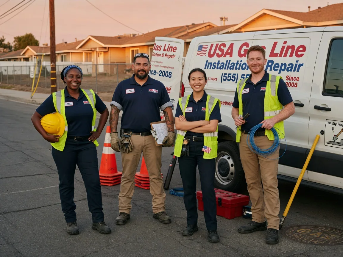 Gas Line Installation company in Nuevo, CA